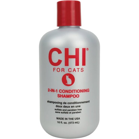 2/$22 💥🆕 Chi for Cats Chi for Cats 2 in 1 Shampoo and Conditioner 16oz | 5644 - Picture 2 of 5